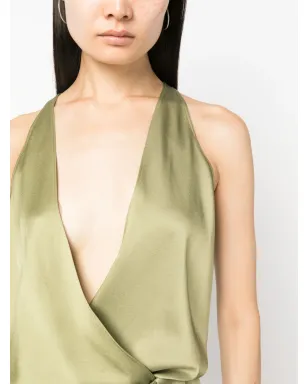 Blumarine ボディスーツ（プランジングVネック・サテン仕上げ） - サムネイル5