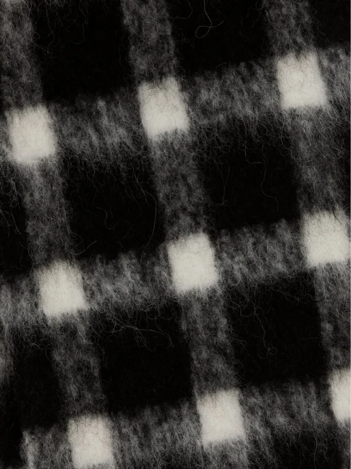 Marni チェック柄フリンジスカーフ - 画像2