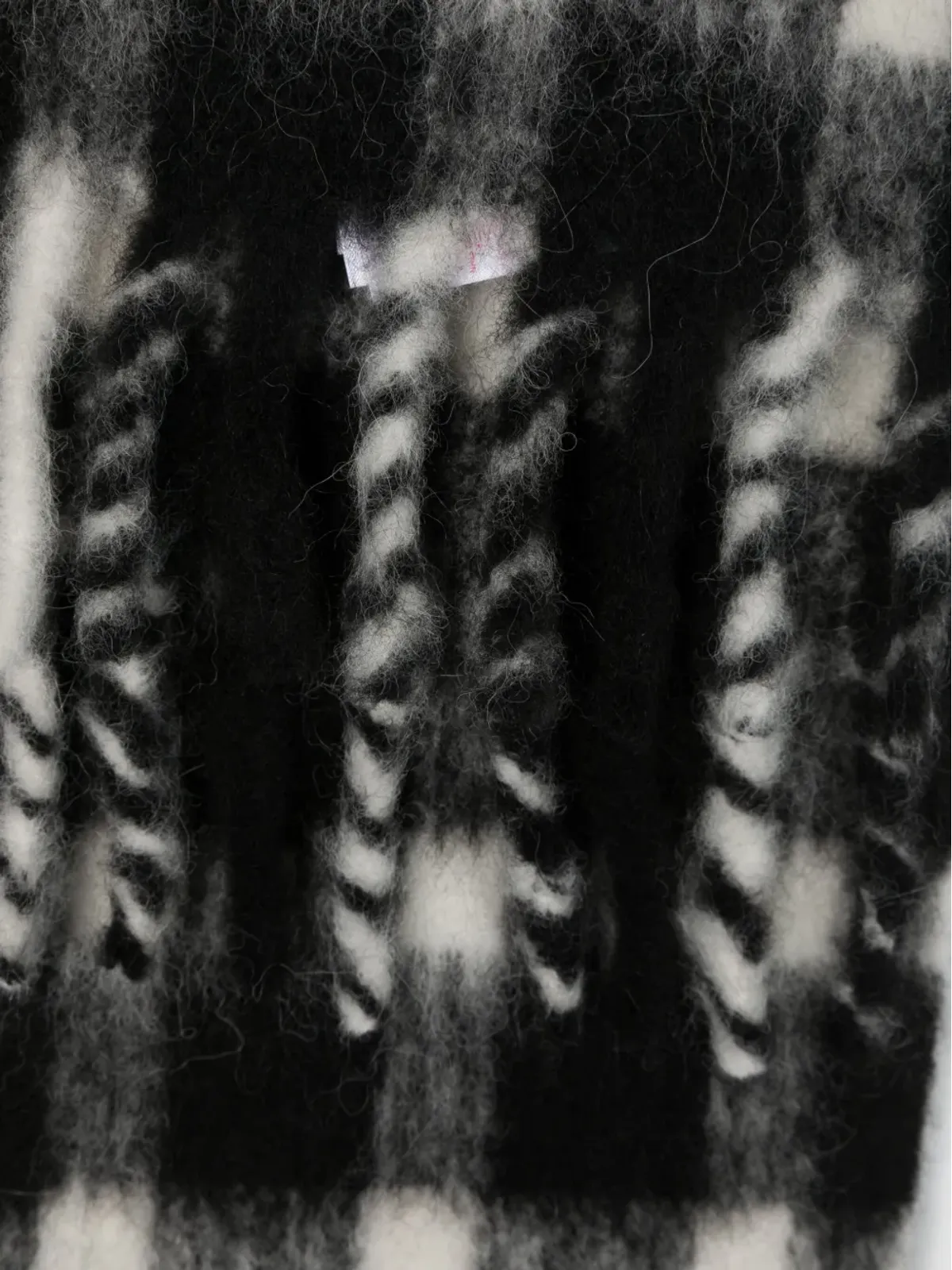 Marni チェック柄フリンジスカーフ - 画像3