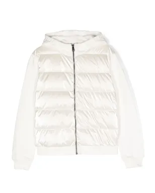 Moncler Enfant パッド入りフリース ジップアップフーディー - サムネイル1