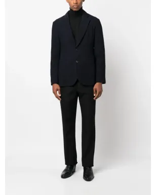 Emporio Armani チェック柄シングルブレストブレザー - サムネイル2