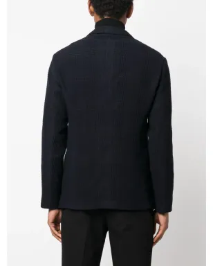 Emporio Armani チェック柄シングルブレストブレザー - サムネイル4
