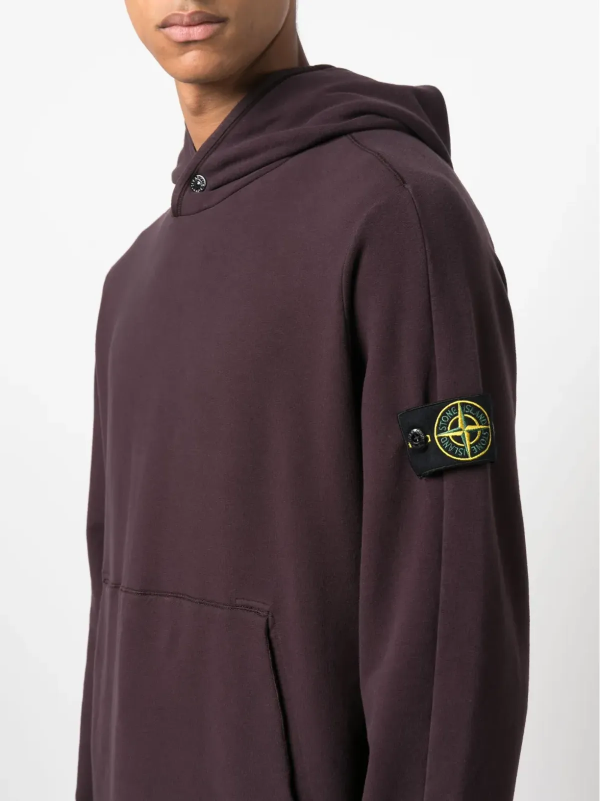 Stone Island Compassパッチ コットン フーディ - 画像5