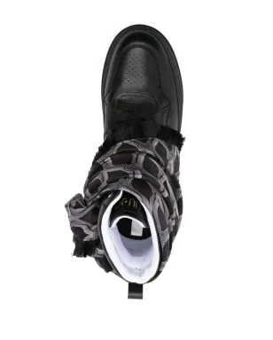 LIU JO Selma scarf-detail sneakers - Black - サムネイル4