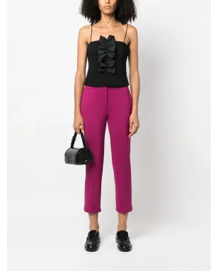 PINKO フリル付きスパゲッティストラップトップ - サムネイル2