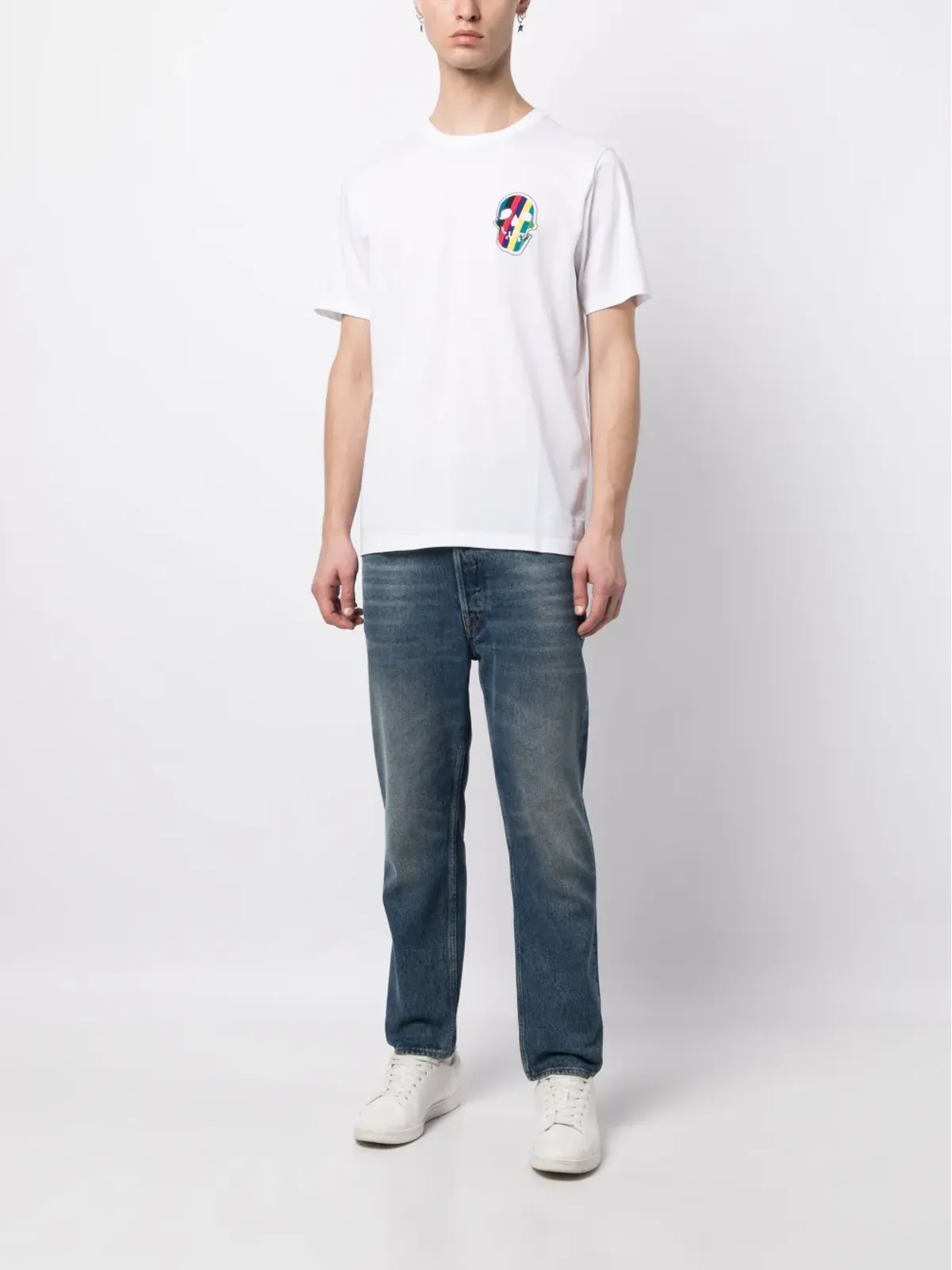 PS Paul Smith スカルパッチ オーガニックコットン Tシャツ - 画像2