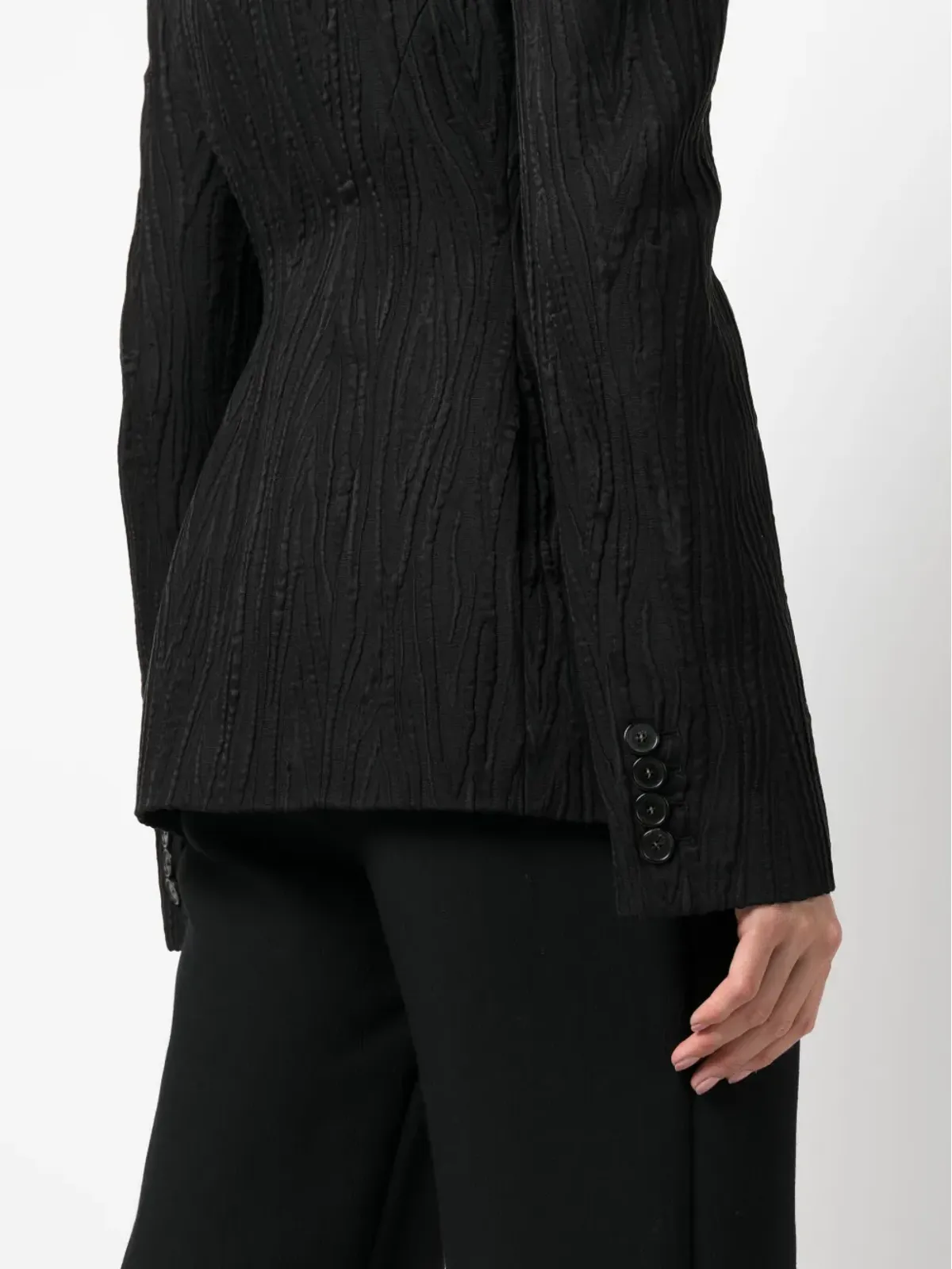 Stella McCartney ジャカード織りのシングルブレストブレザー - 画像5