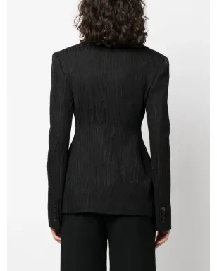 Stella McCartney ジャカード織りのシングルブレストブレザー - サムネイル4