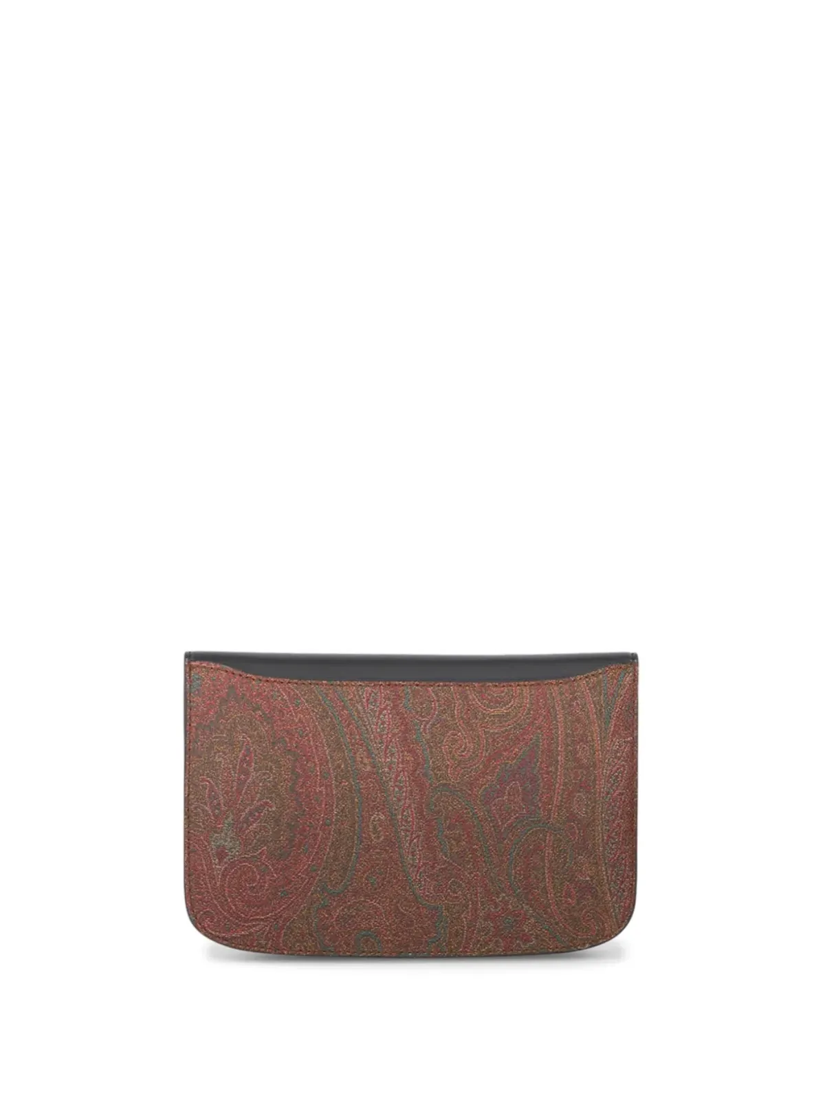 ETRO ペイズリープリントレザーウォレット - 画像2