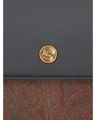 ETRO ペイズリープリントレザーウォレット - サムネイル4