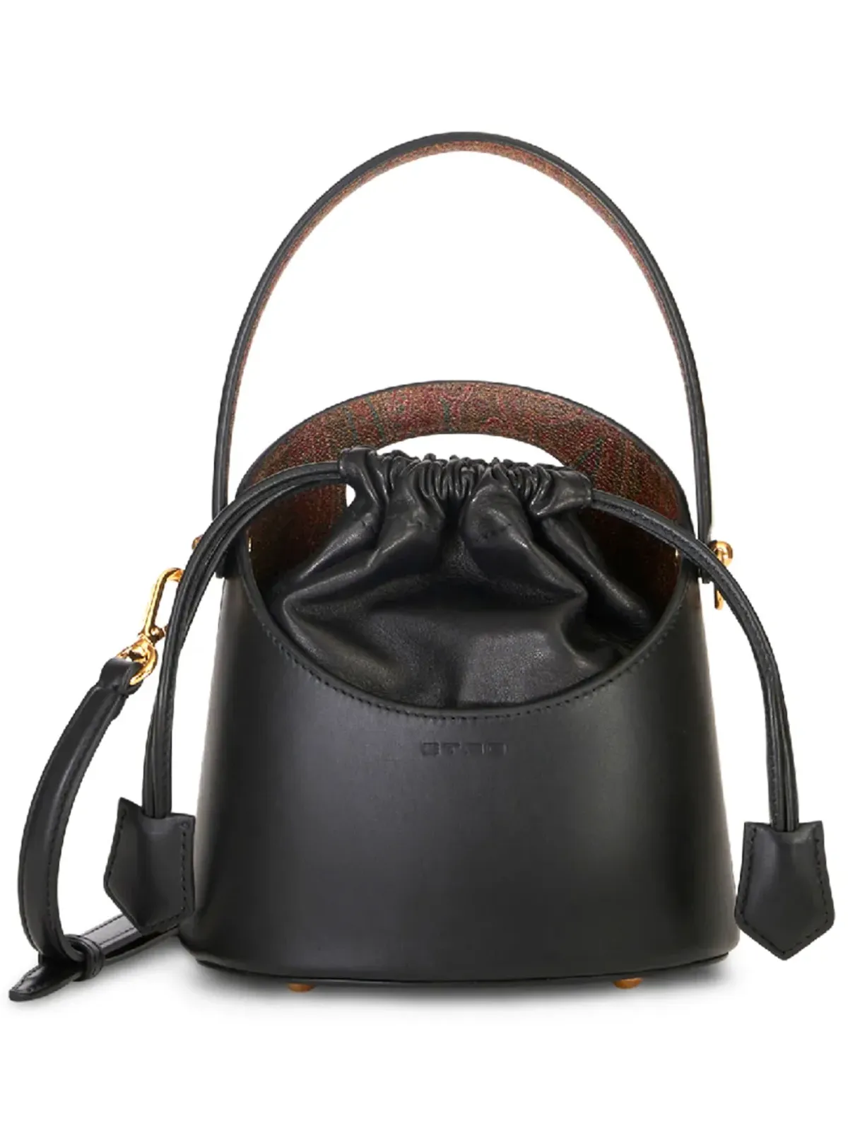 ETRO ミニ Saturno レザーバケットバッグ - ブラック - 画像1