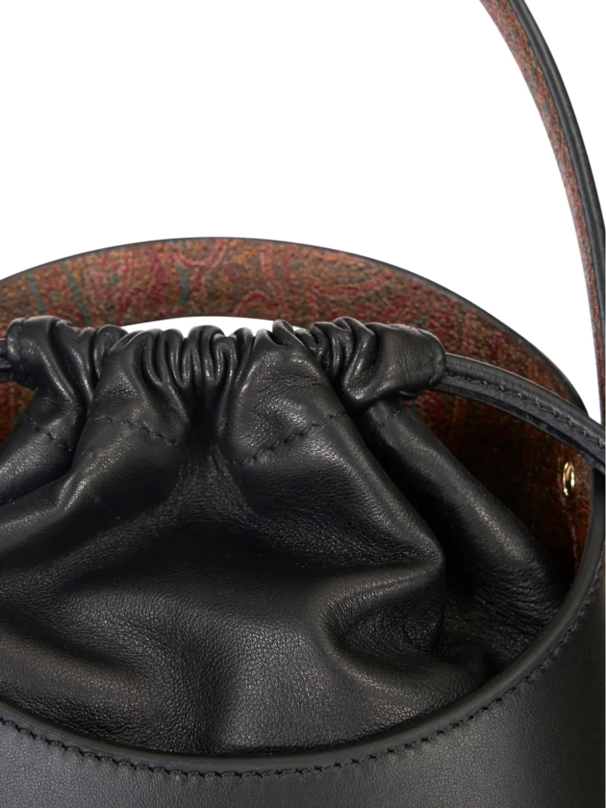 ETRO ミニ Saturno レザーバケットバッグ - ブラック - 画像5