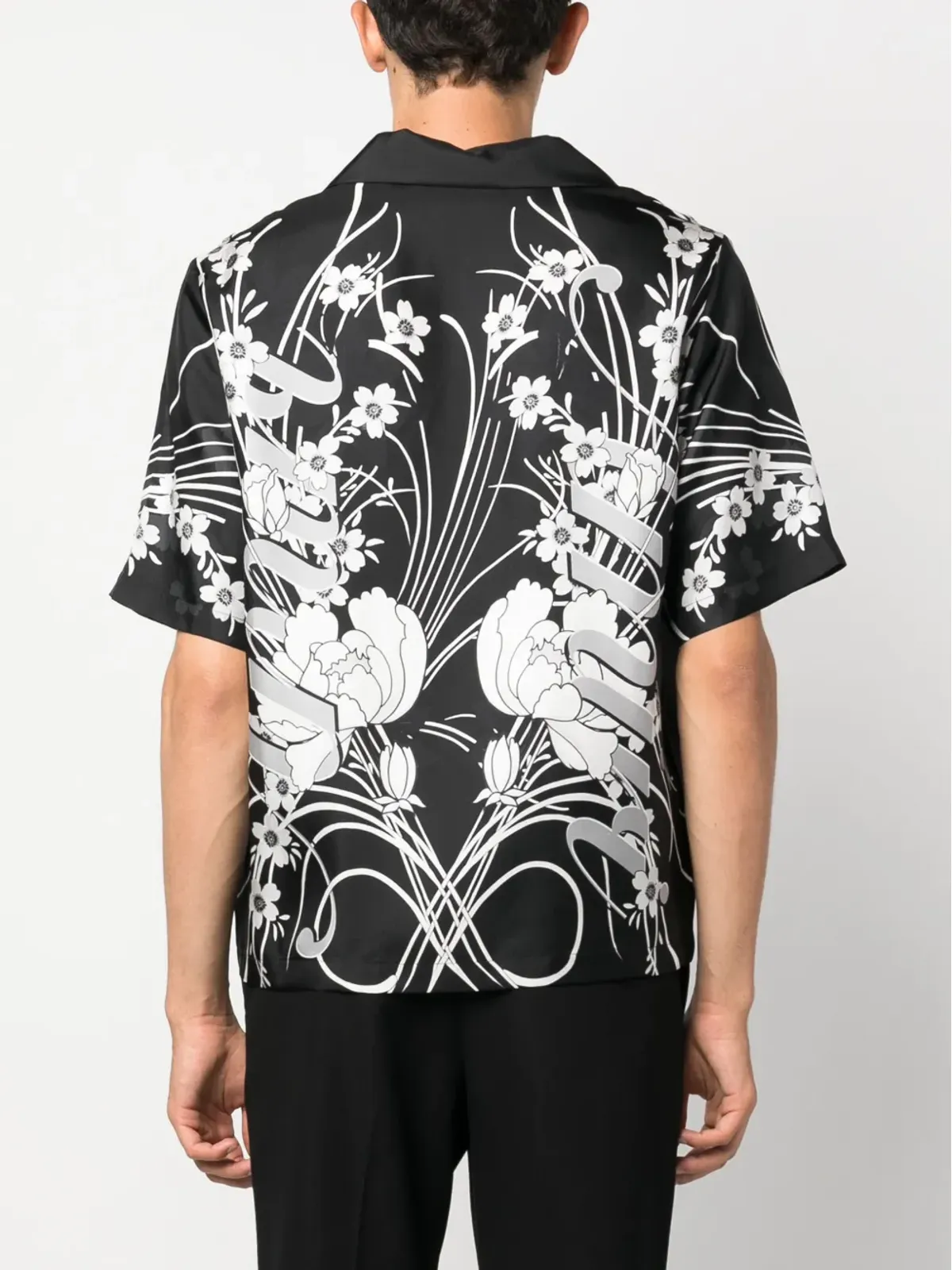 AMIRI 花柄プリント シルクシャツ - 画像4