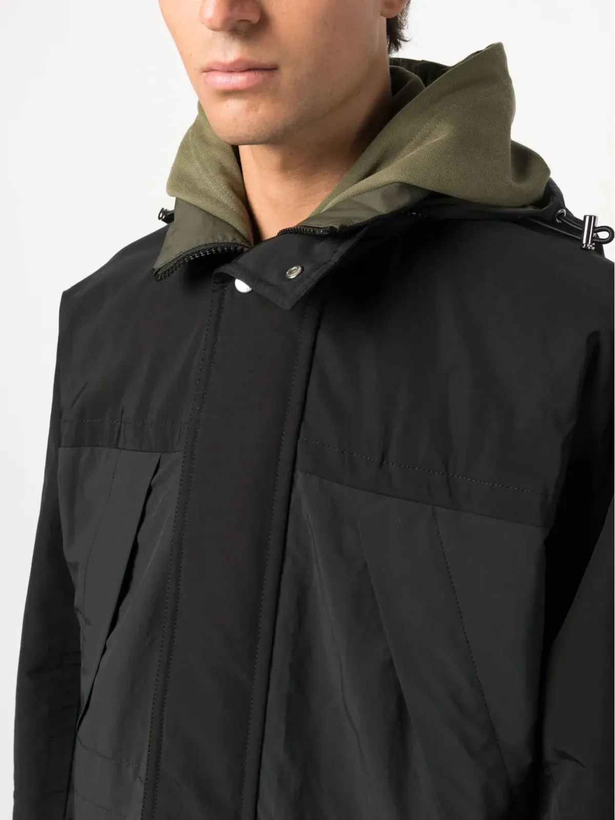 Sacai マット ブルゾン リバーシブル タフタ ジャケット - 画像5