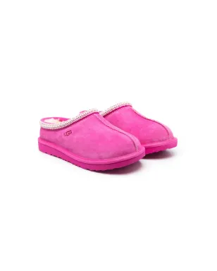 UGG Kids Tasman stitching-detail slippers - Pink - サムネイル1