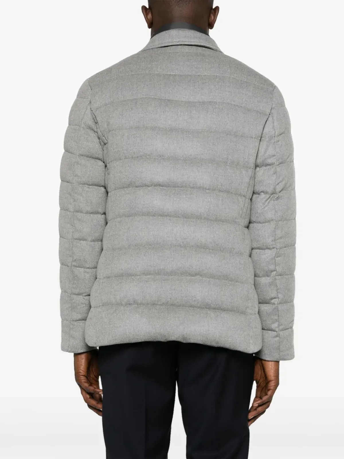 Moorer quilted down blazer - Grey - 画像4