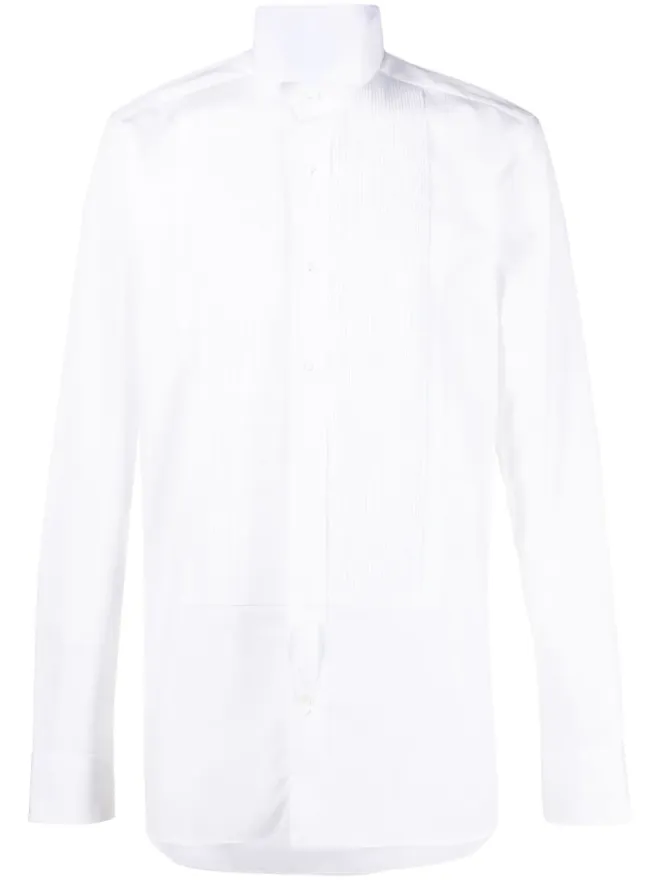 TOM FORD TOM FORD プリーツ・ビブ・コットンシャツの商品画像