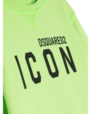 DSQUARED2 KIDS 長袖コットンジャンパー - サムネイル3