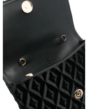 Elisabetta Franchi キルティングベルベット クロスボディバッグ - サムネイル5