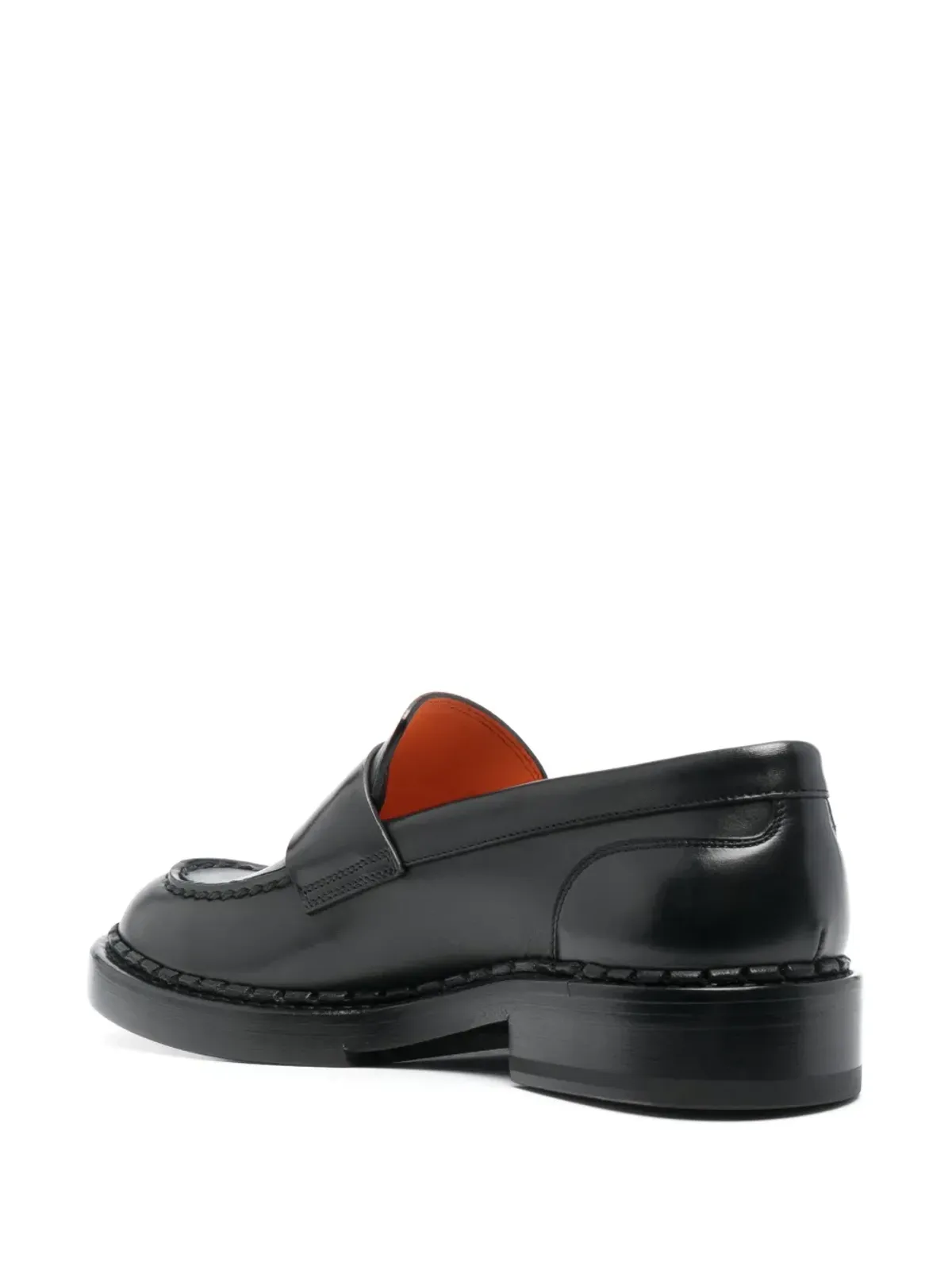 Santoni Alfie ラウンドトゥ ローファー - 画像3