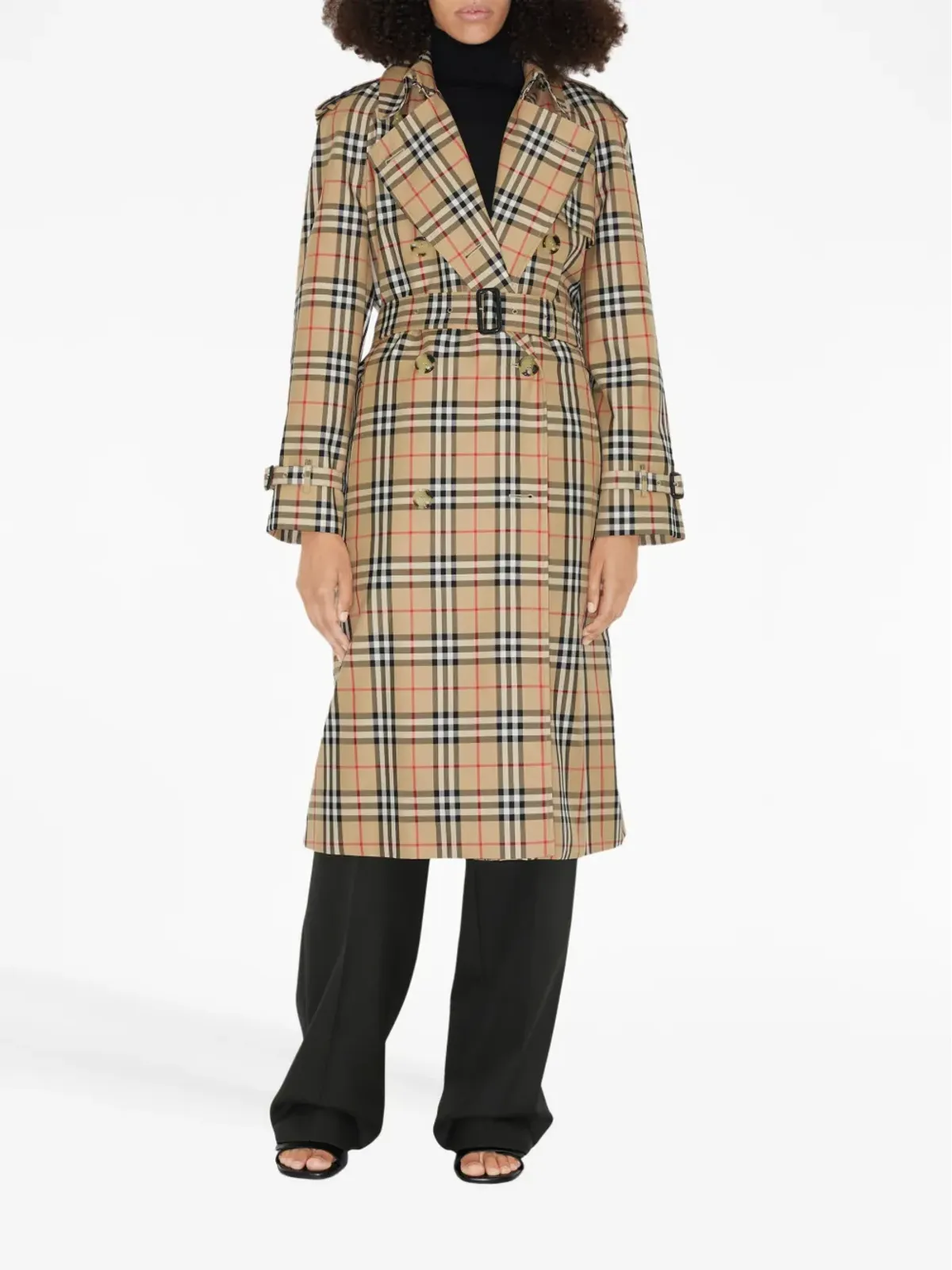 Burberry ヴィンテージチェック柄 トレンチコート - 画像2