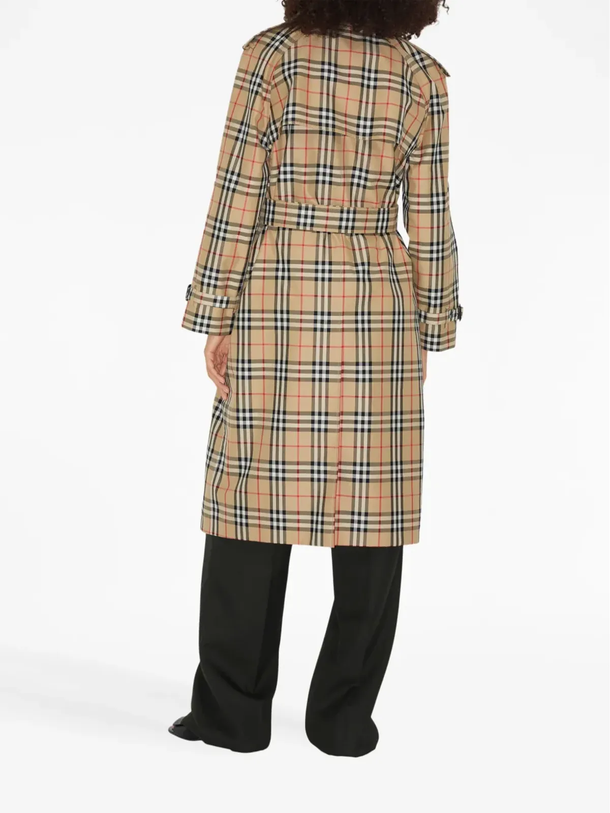 Burberry ヴィンテージチェック柄 トレンチコート - 画像4