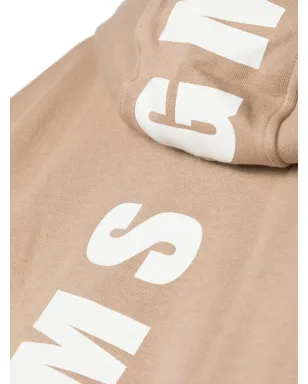MSGM Kids ロゴプリント ジップアップ フーディ - サムネイル3