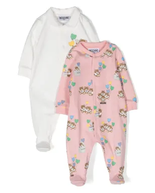 Moschino Kids テディベアプリント パジャマ（2点セット） - サムネイル1