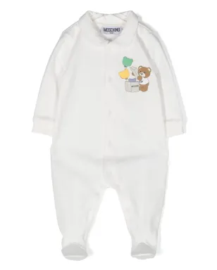 Moschino Kids テディベアプリント パジャマ（2点セット） - サムネイル2