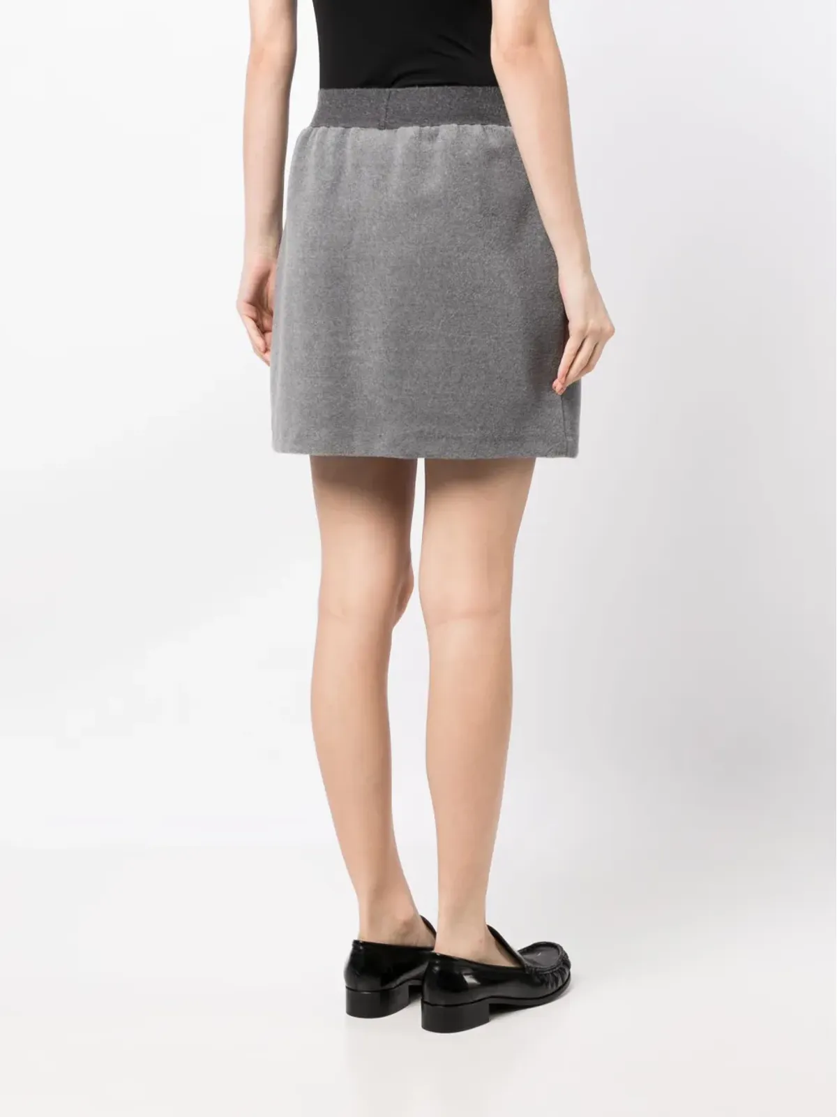 Fabiana Filippi felted A-line wool miniskirt - Grey - 画像4
