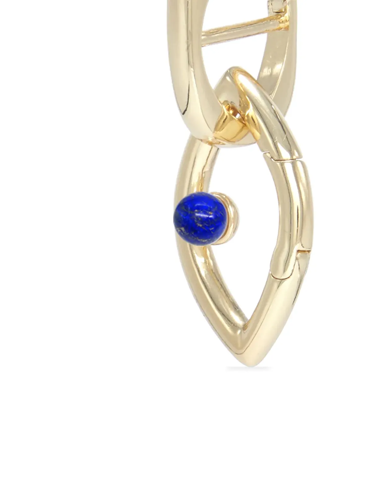 Capsule Eleven Eye Opener Chain lapis-lazuli earrings - Gold - 画像3