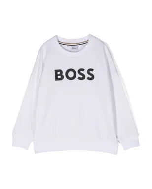 BOSS Kidswear ロゴプリント ジャージー スウェットシャツ - サムネイル1