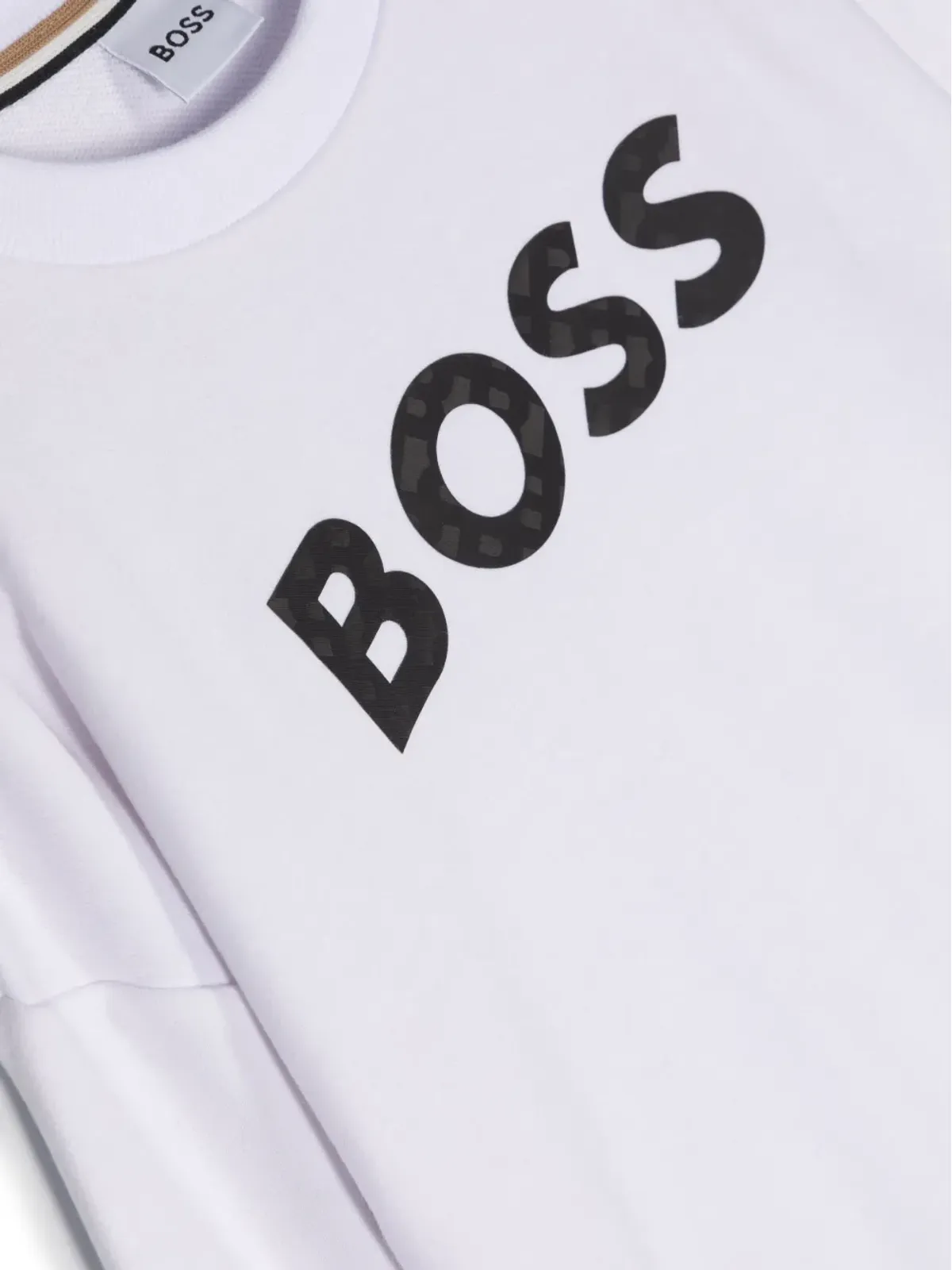 BOSS Kidswear ロゴプリント ジャージー スウェットシャツ - 画像3