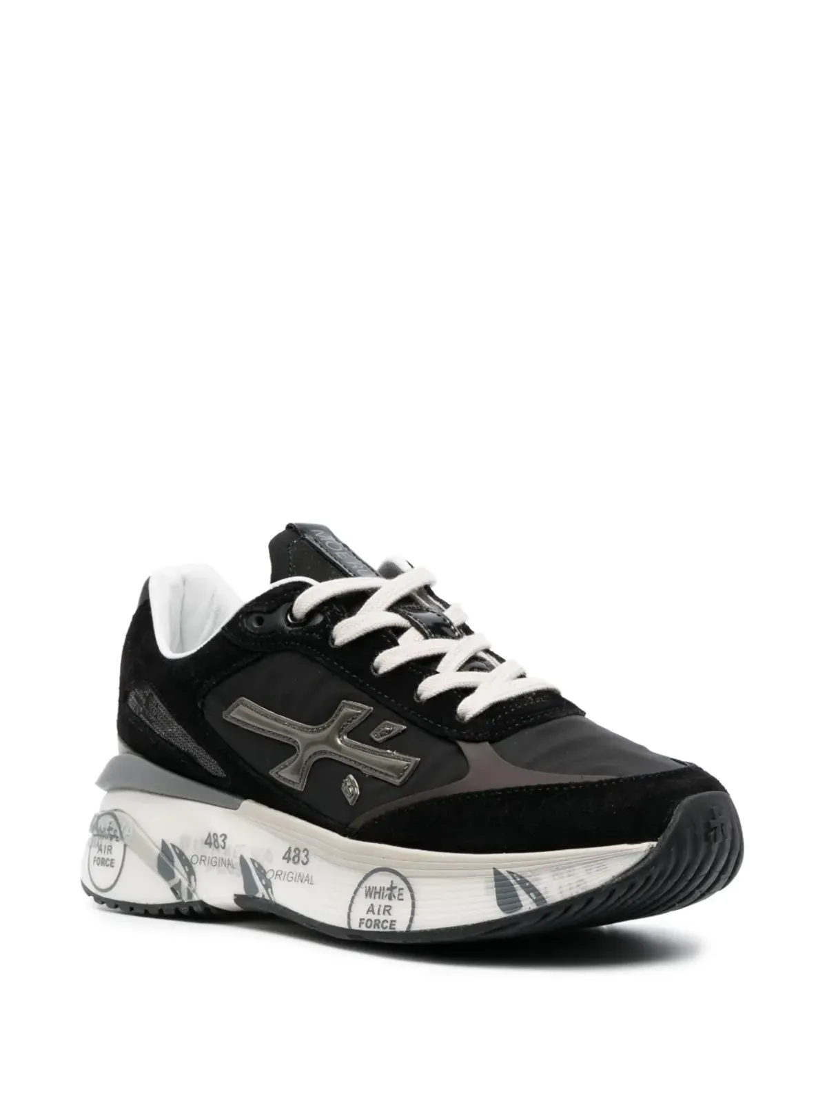Premiata Moerund 6443 ローカットスニーカー ブラック - 画像2