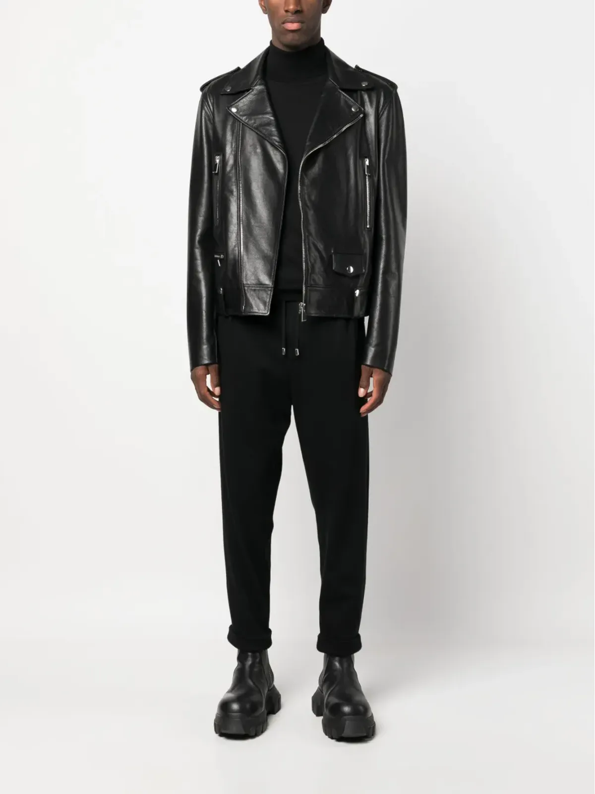 Balmain ドローストリング テーパード トラックパンツ - 画像2