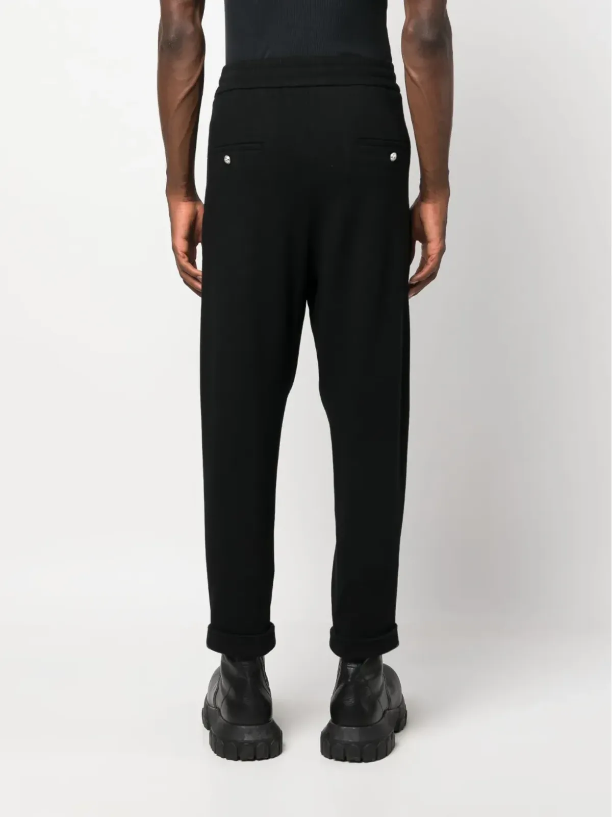 Balmain ドローストリング テーパード トラックパンツ - 画像4