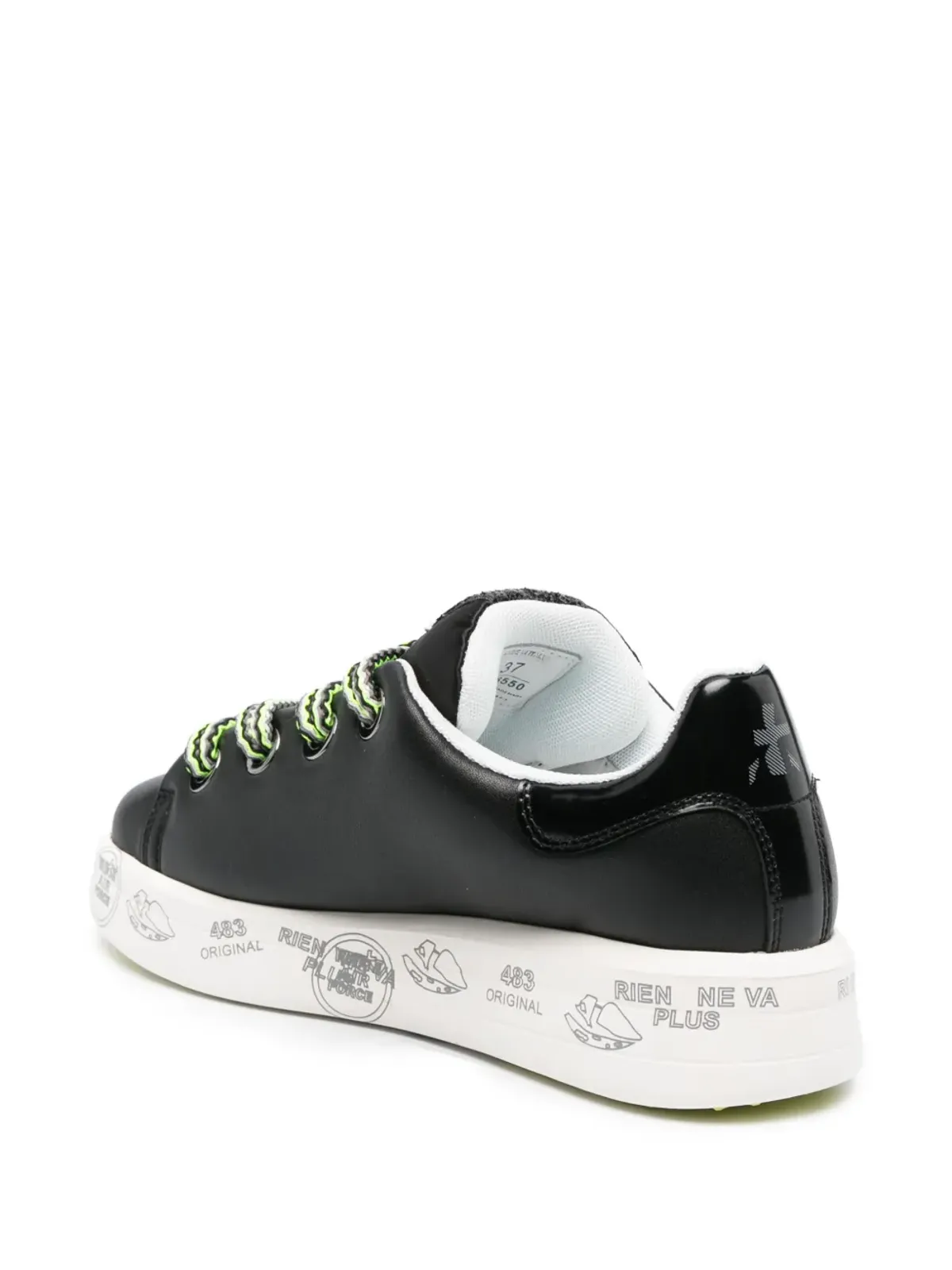 Premiata ベル6550 レザー スニーカー - 画像3