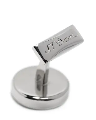 S.T. Dupont 丸カット カフリンクス - シルバー - サムネイル2