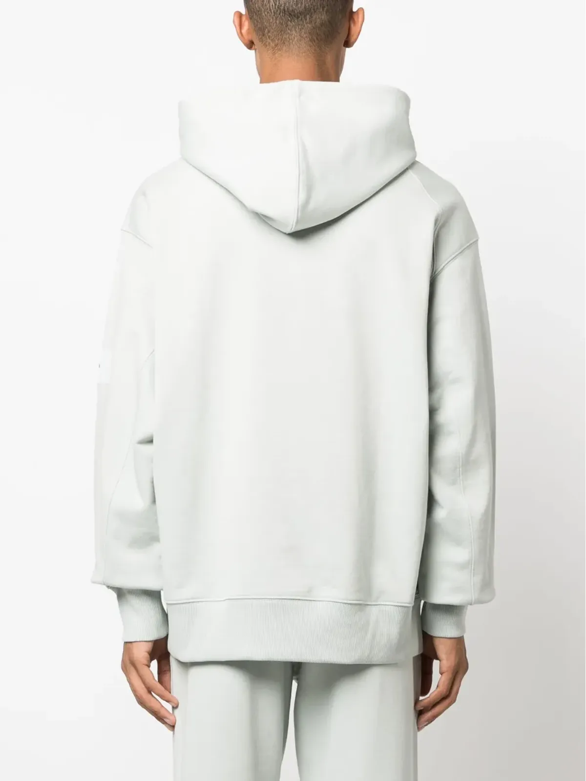 Y-3 ロゴパッチ オーガニックコットン パーカー - 画像5