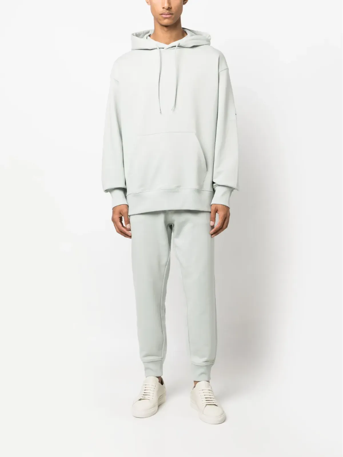 Y-3 ロゴパッチ オーガニックコットン パーカー - 画像2