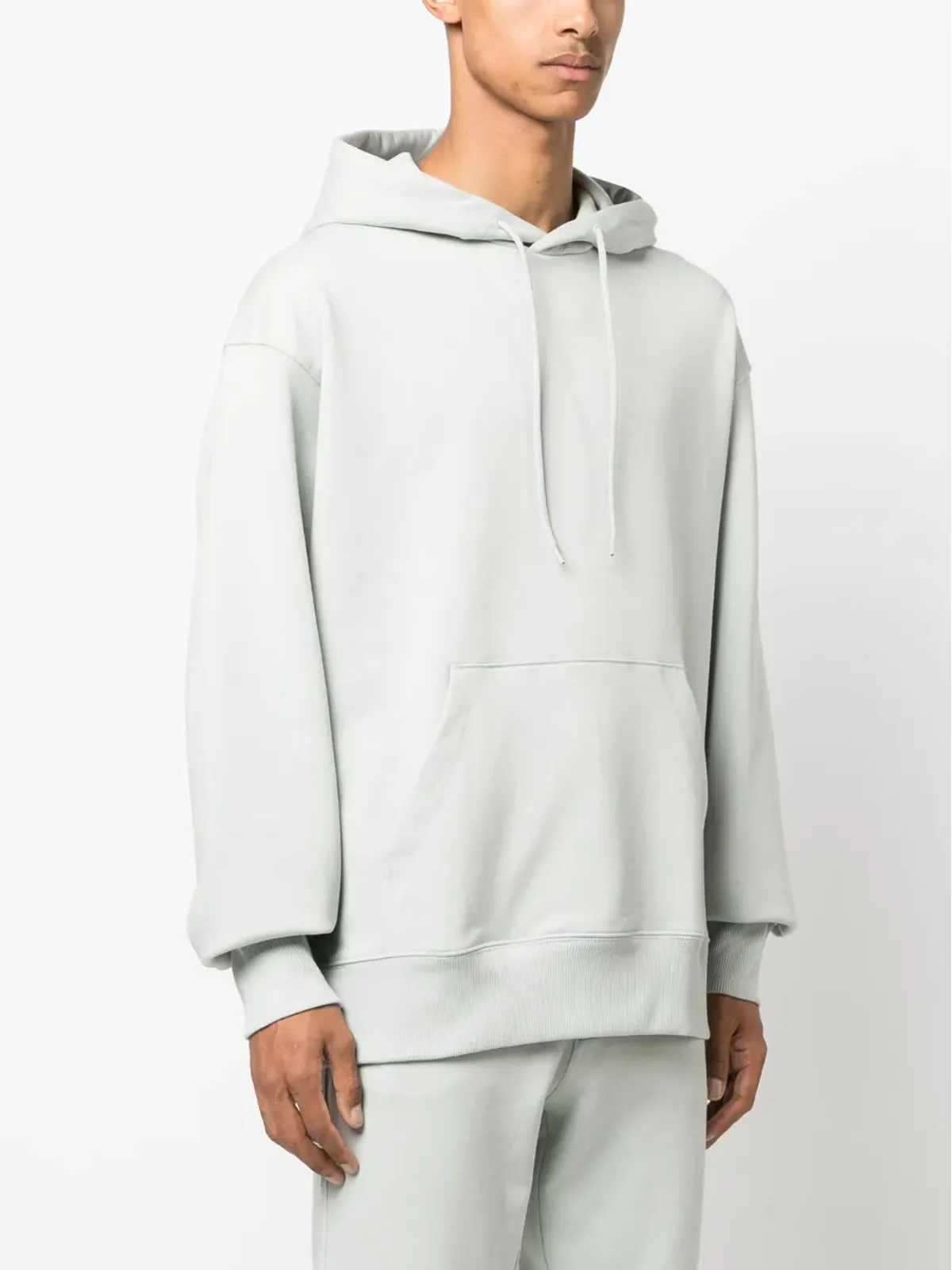 Y-3 ロゴパッチ オーガニックコットン パーカー - 画像4