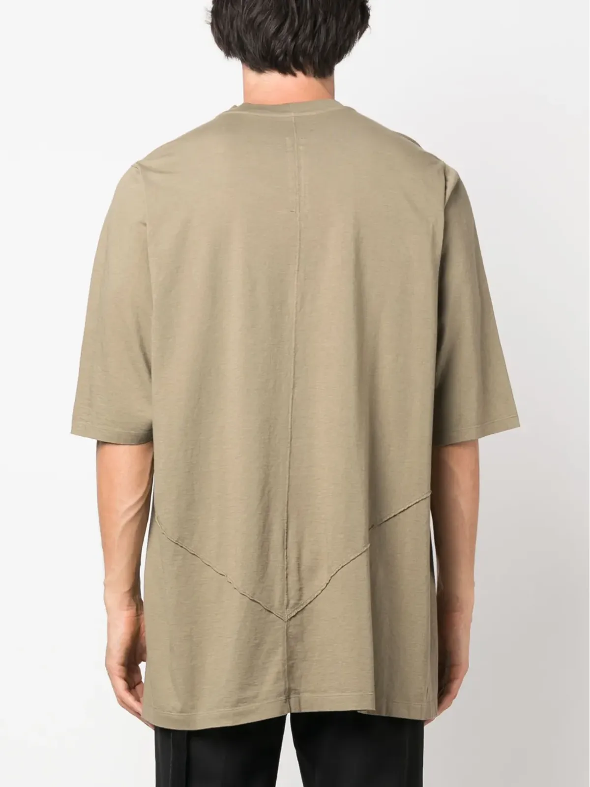Rick Owens DRKSHDW ジャンボ半袖Tシャツ グリーン - 画像4