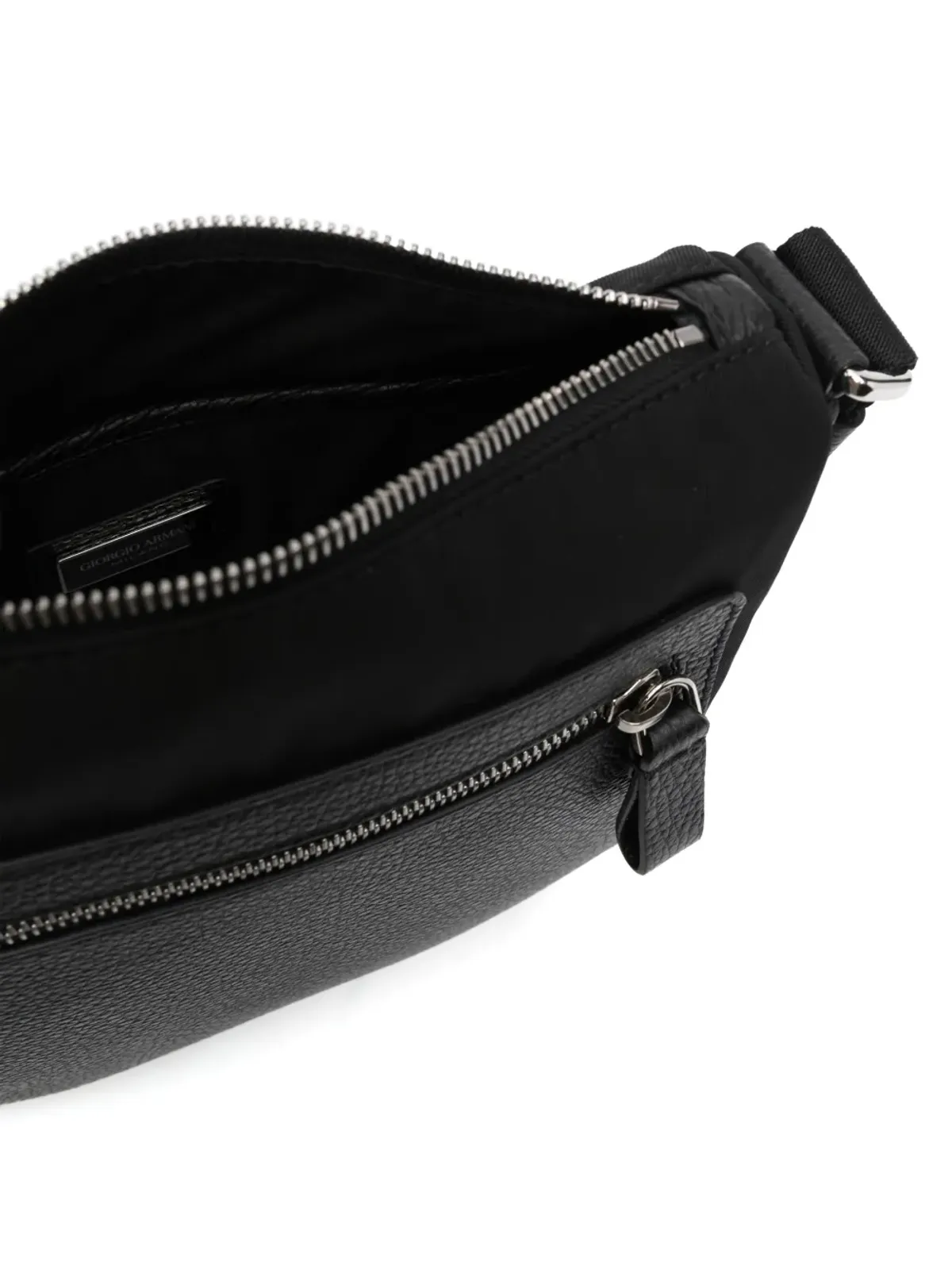 Giorgio Armani ロゴデボースド ジップファスニング ショルダーバッグ - 画像5