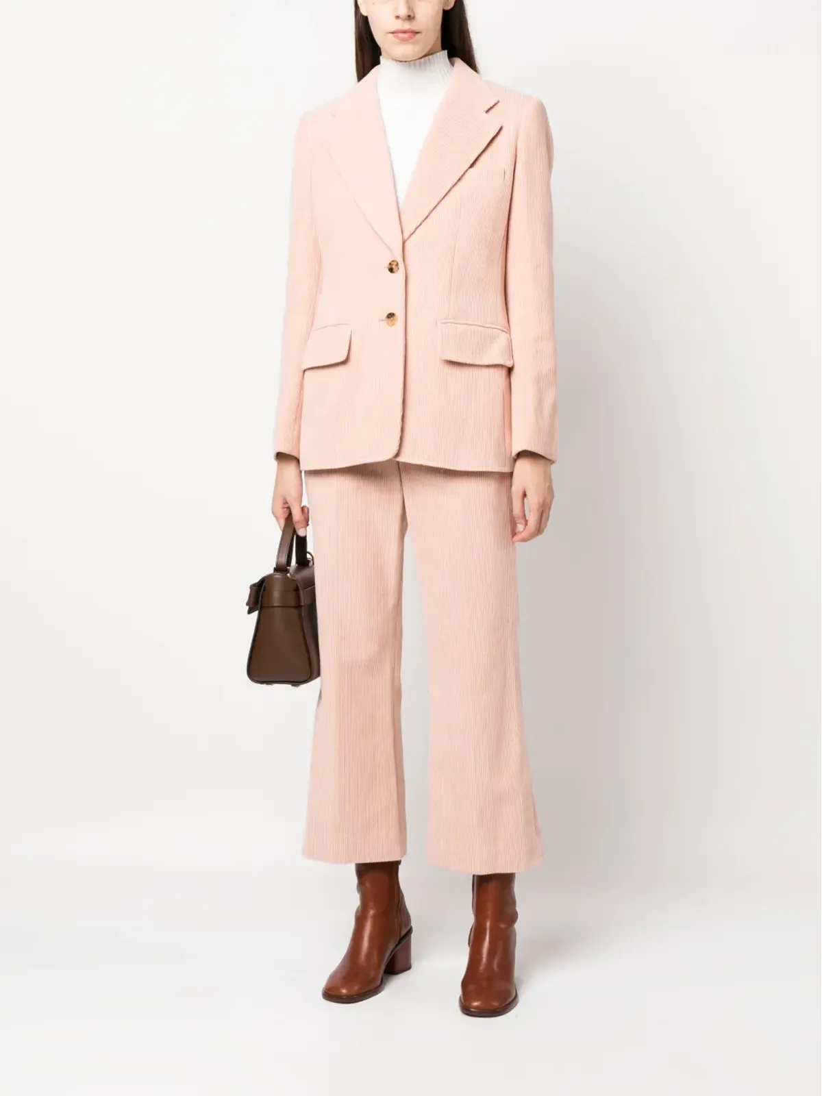 Chloé クロップドコーデュロイパンツ - 画像2