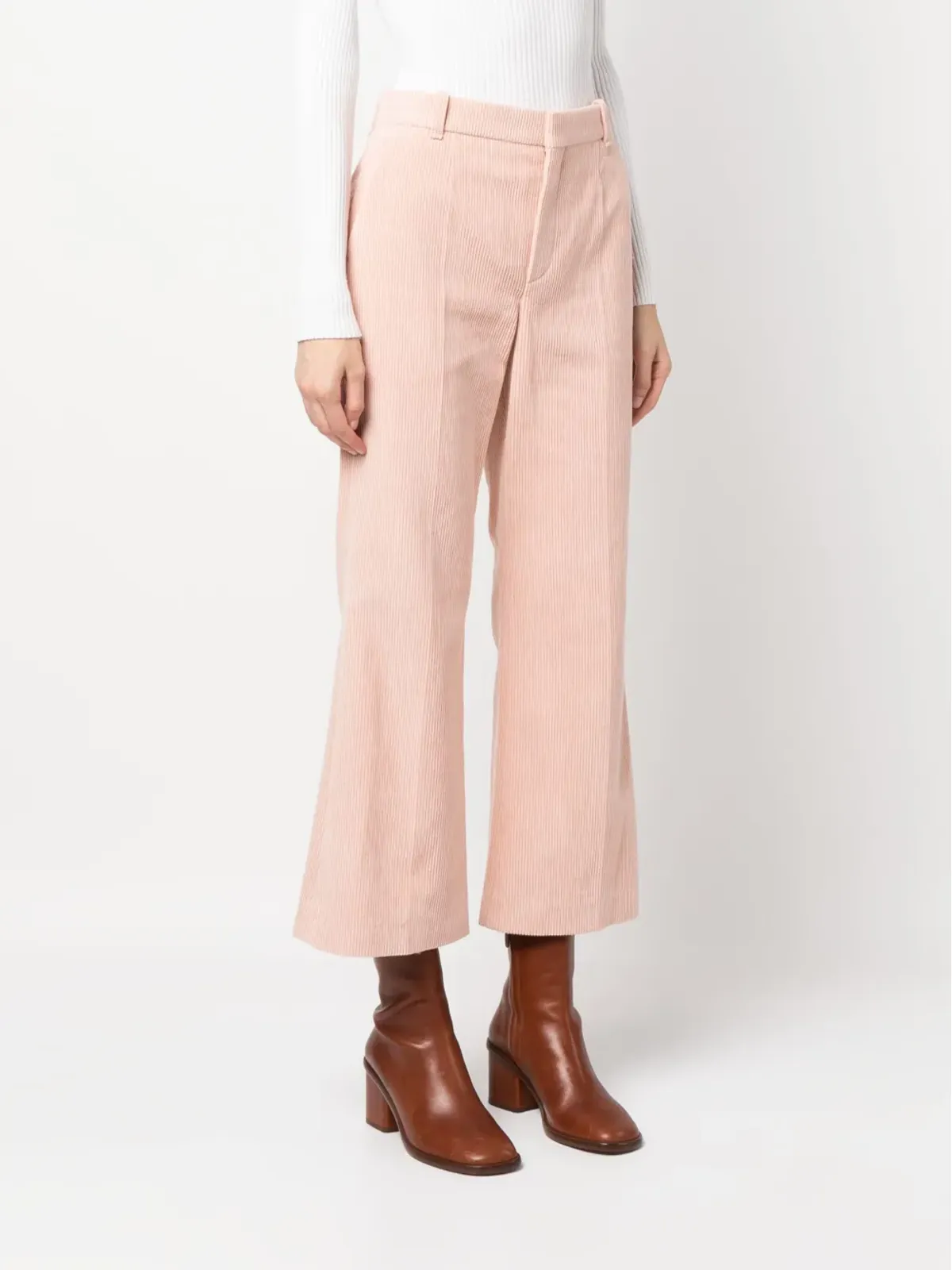 Chloé クロップドコーデュロイパンツ - 画像3