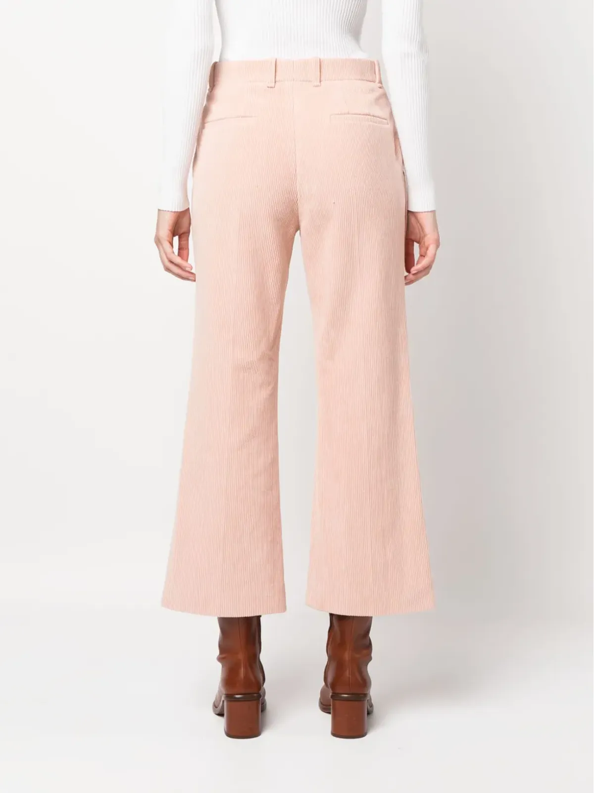 Chloé クロップドコーデュロイパンツ - 画像4