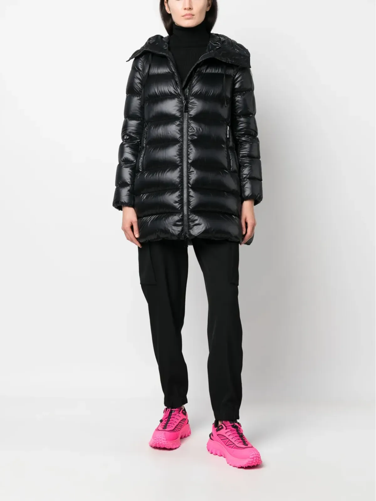 Moncler Suyen ダウンジャケット - ブラック - 画像2