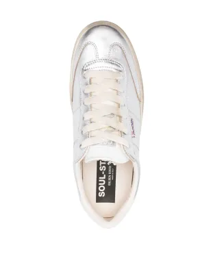 Golden Goose Soul-Star メタリックレザー スニーカー - サムネイル4