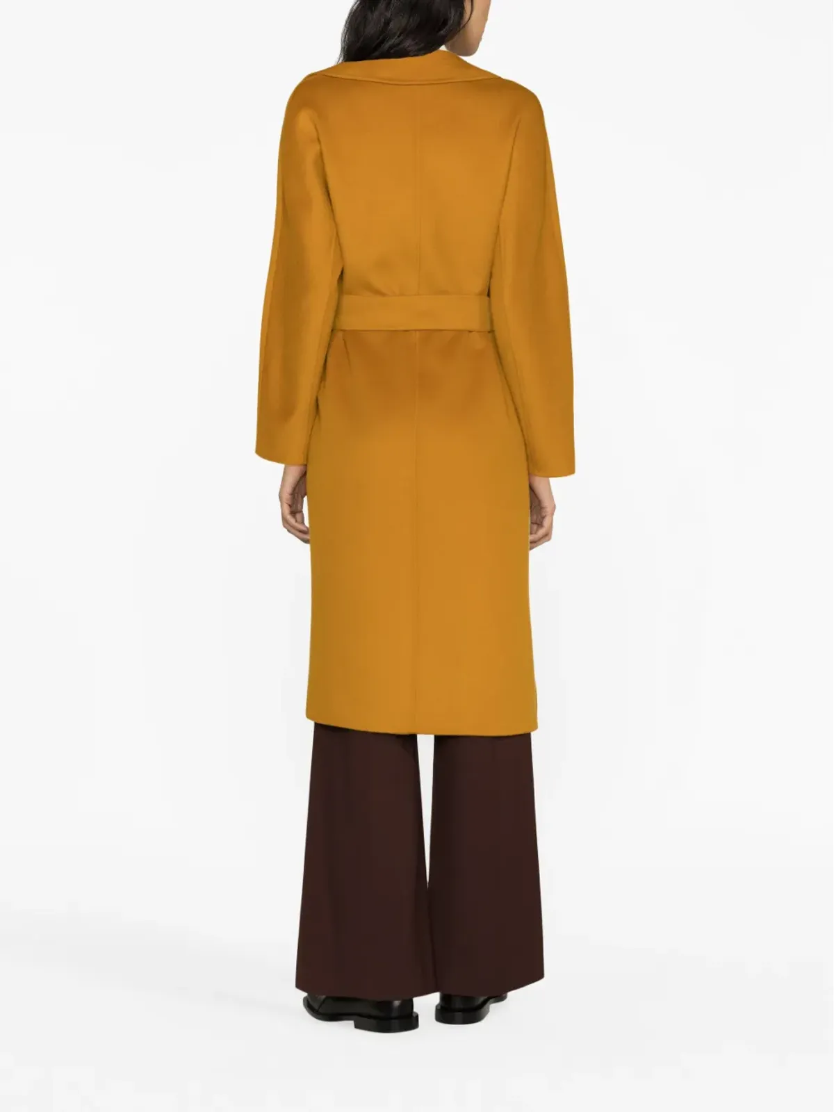Max Mara ベルト付きニットコート - オレンジ - 画像4