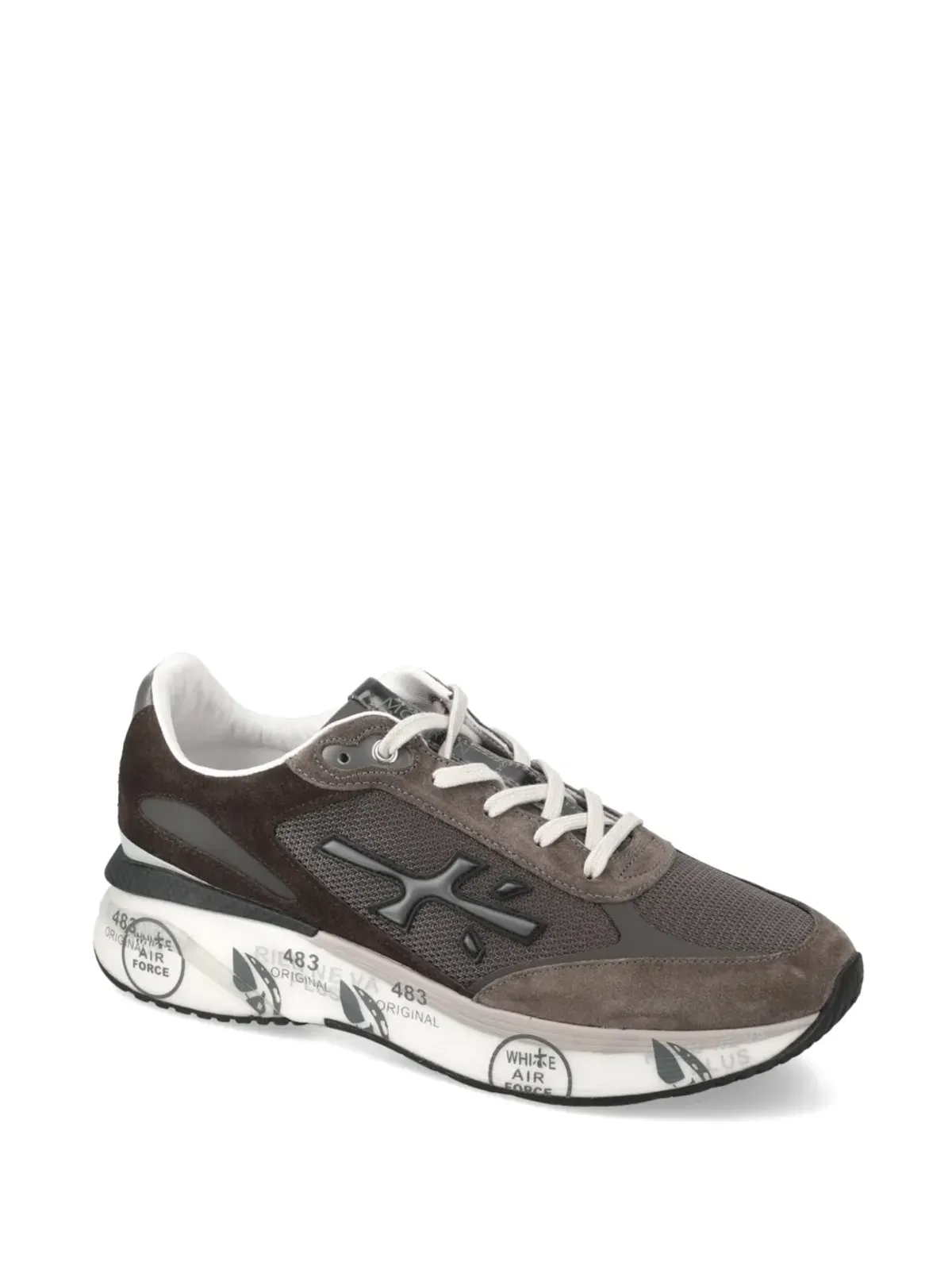 Premiata Moerun ロゴプリント スニーカー - ブラウン - 画像2